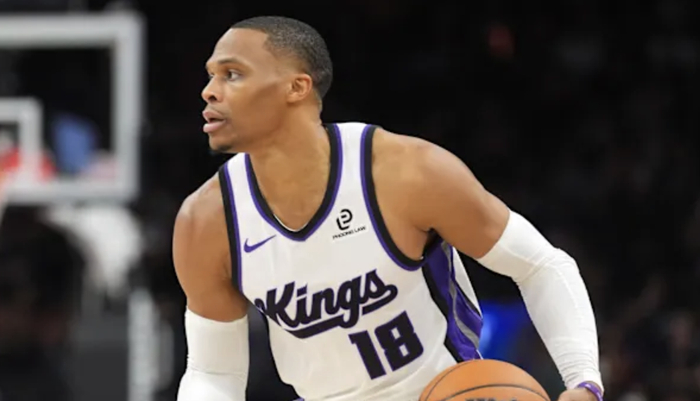 威斯布鲁克右脚趾关节炎症确认 暂无复出时间表